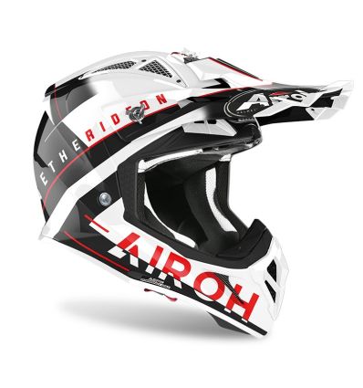 AIROH CASCA AVIATOR ACE AMAZE RED GLOSS - Image 1