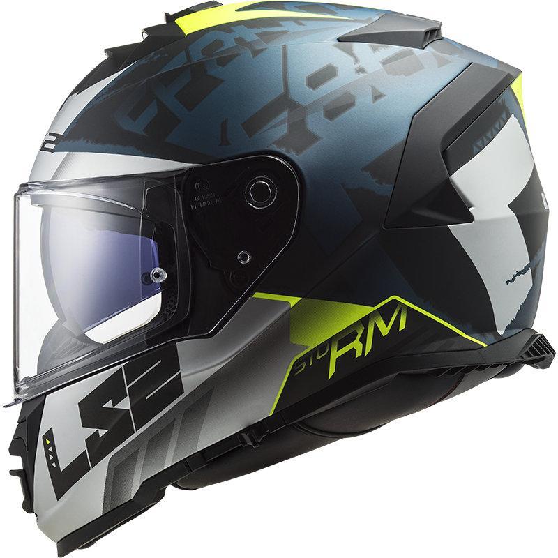 LS2 FF800 STORM SPRINTER M.BLACK SILVER COBALT - Image 3