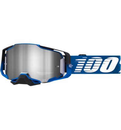 100% ARMEGA Goggle Rockchuck Flash Silver Lens - Image 1