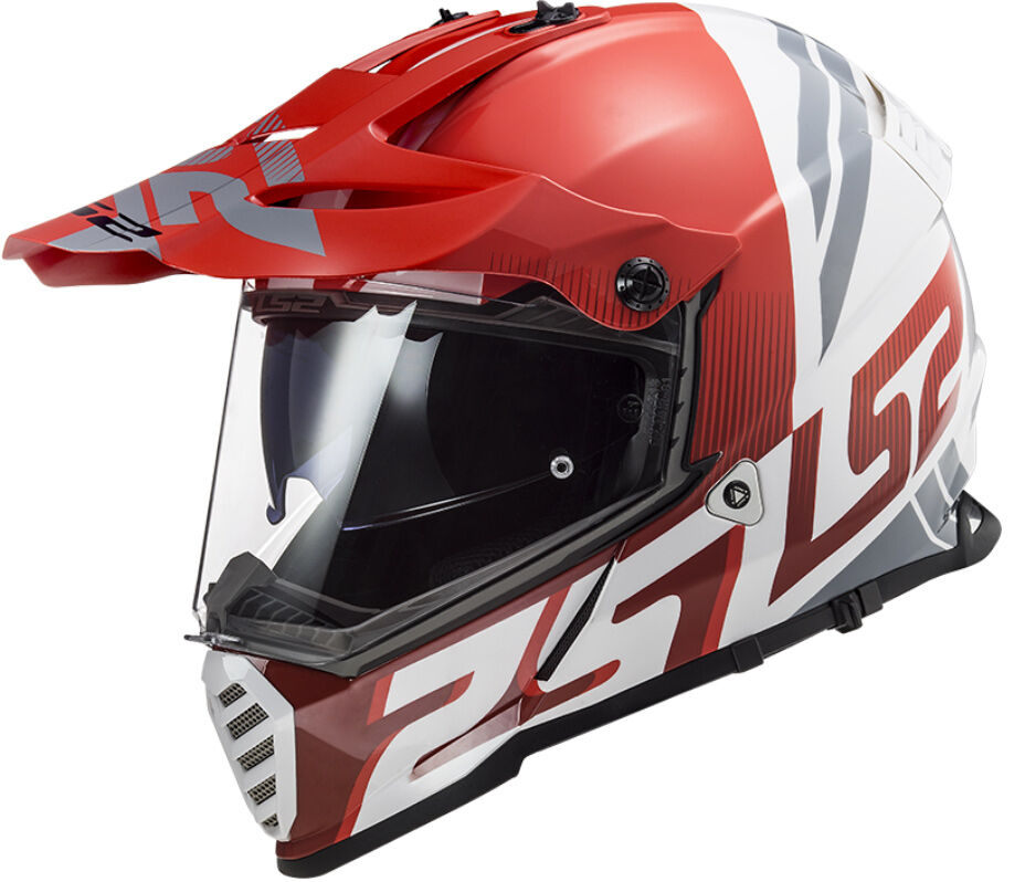 LS2 MX436 PIONEER EVO EVOLVE RED WHITE - Image 1