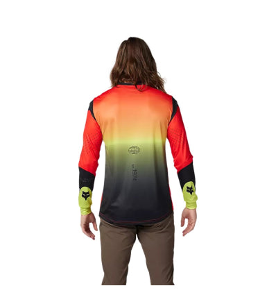 Fox Ranger Ls Jersey Revise - Rosu/Galben