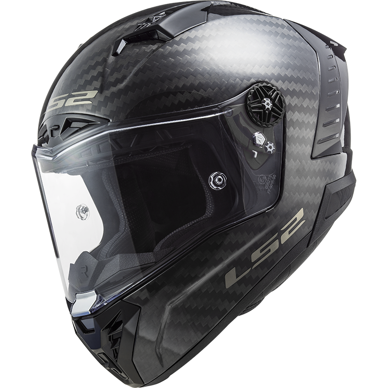 LS2 FF805 THUNDER GLOSS CARBON - Image 4