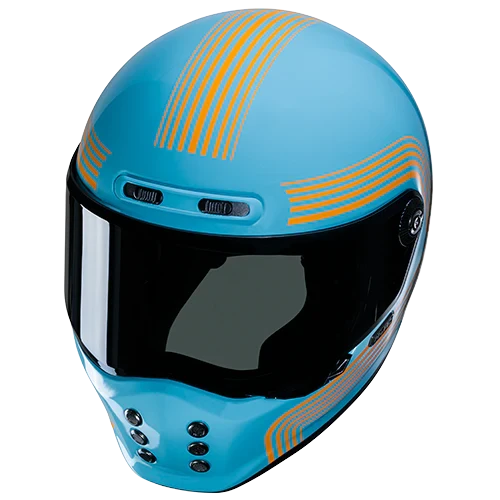 HJC V10 Foni Albastru - Image 2