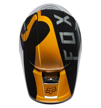 FOX V1 SKEW HELMET, ECE [BLK/GLD] - Image 3
