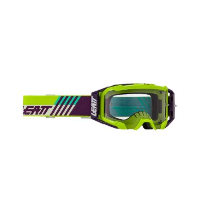 LEATT Goggle Velocity 5.5 Cryztal Lime Purple 75 VLT - Image 1