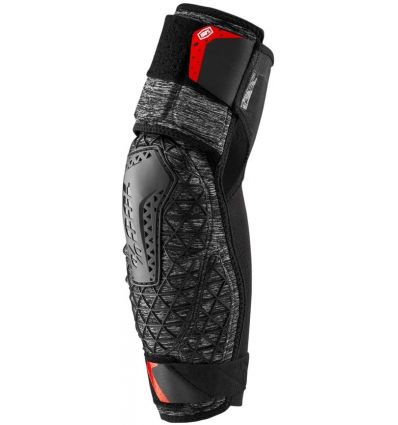 100% SURPASS Knee Guard Grey Heather/Black - Image 1