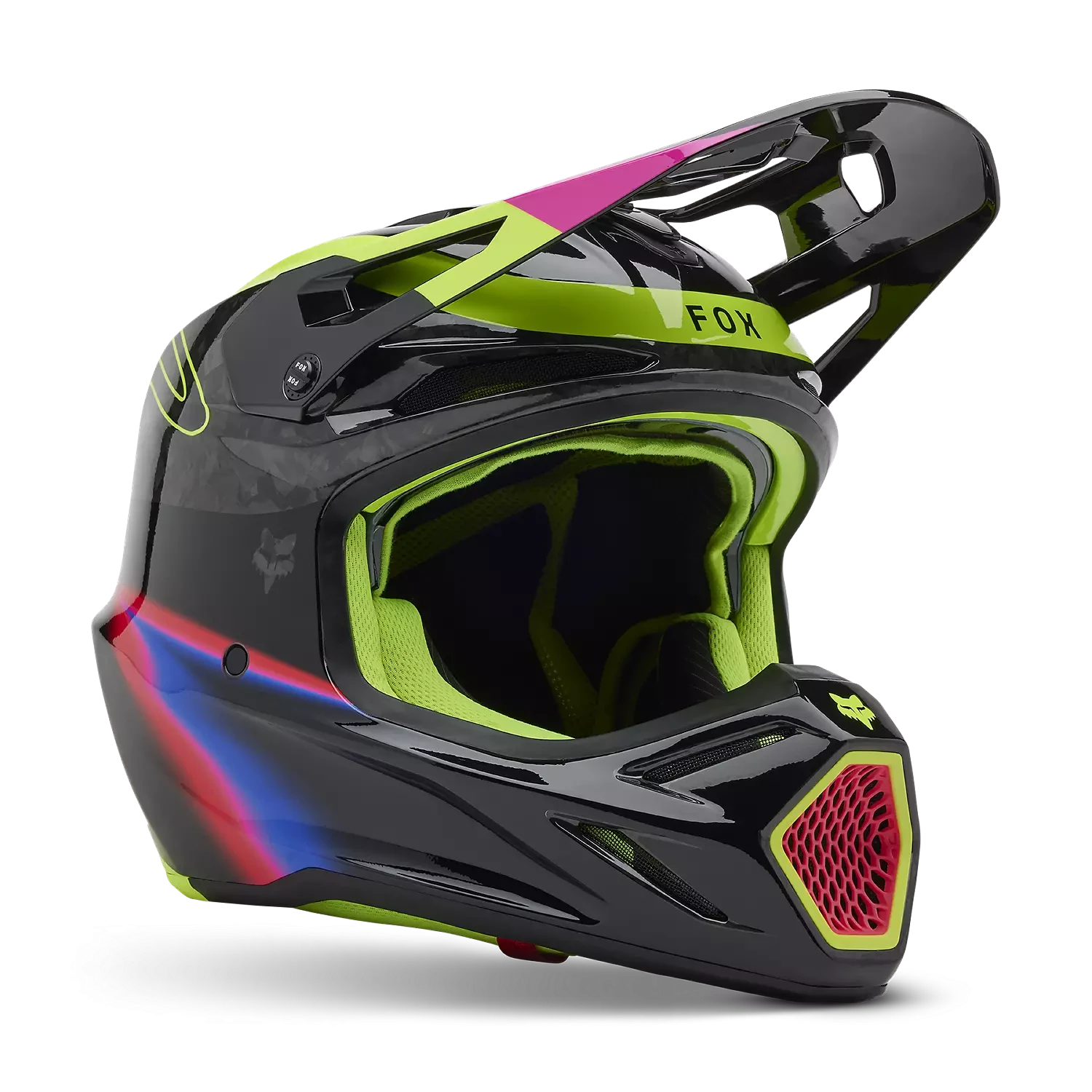 FOX Racing V3 RS ENERGY HELMET [BLK] - Image 1