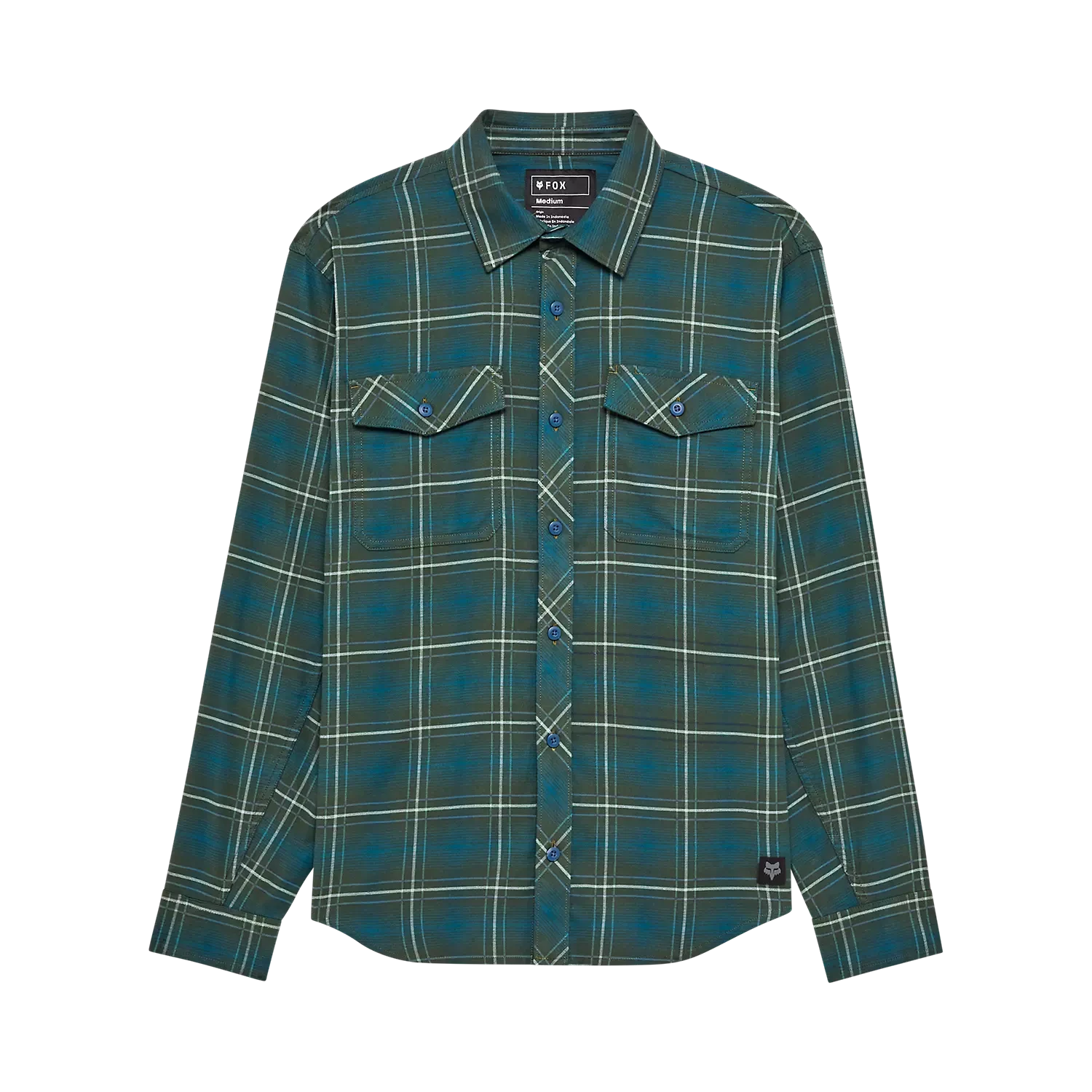 Fox Racing Survivalist Stretch Flannel Ls - Verde