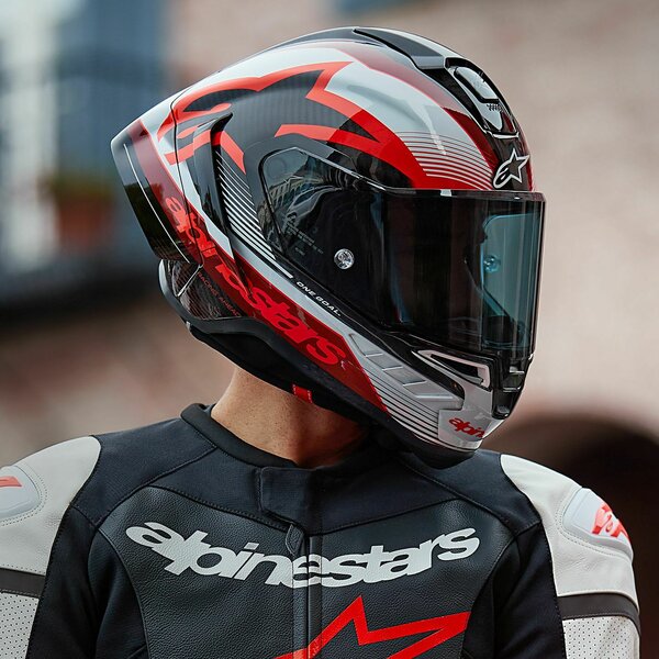 Alpinestars Supertech R10 Team - Alb/Rosu