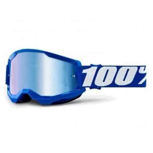 100 Strata 2 Goggle Mirror Lens - Albastru