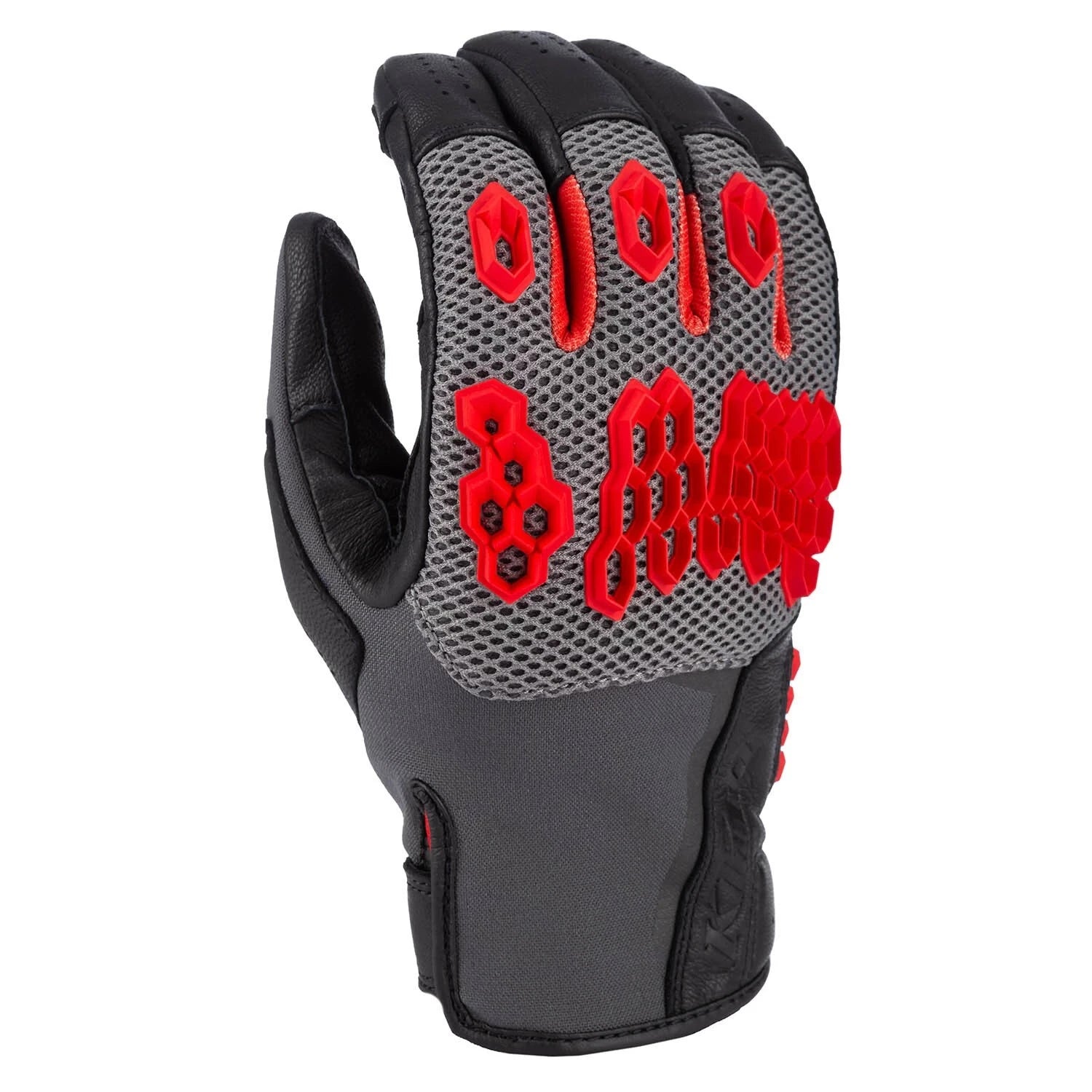 Klim Baja S4 Glove Black - Fiery Red - Image 1