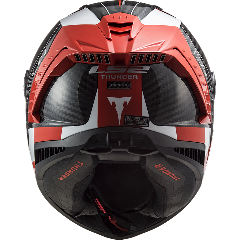 LS2 FF805 THUNDER C RACING1 GL.RED WHITE