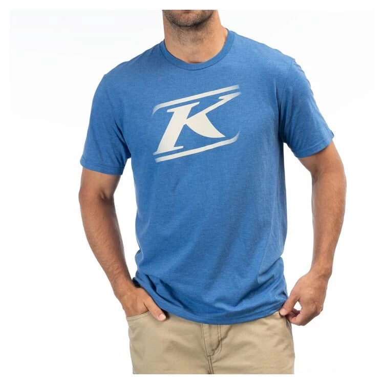 Klim Drift Tri-blend Tee Royal Frost - Peyote - Image 1