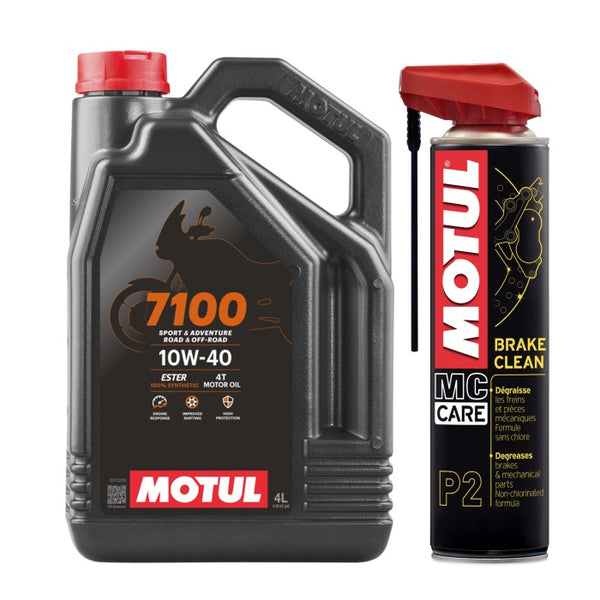 MOTUL - 7100 10W40 - 4L + P2 BRAKE CLEAN [TRIGGER] - 400ml