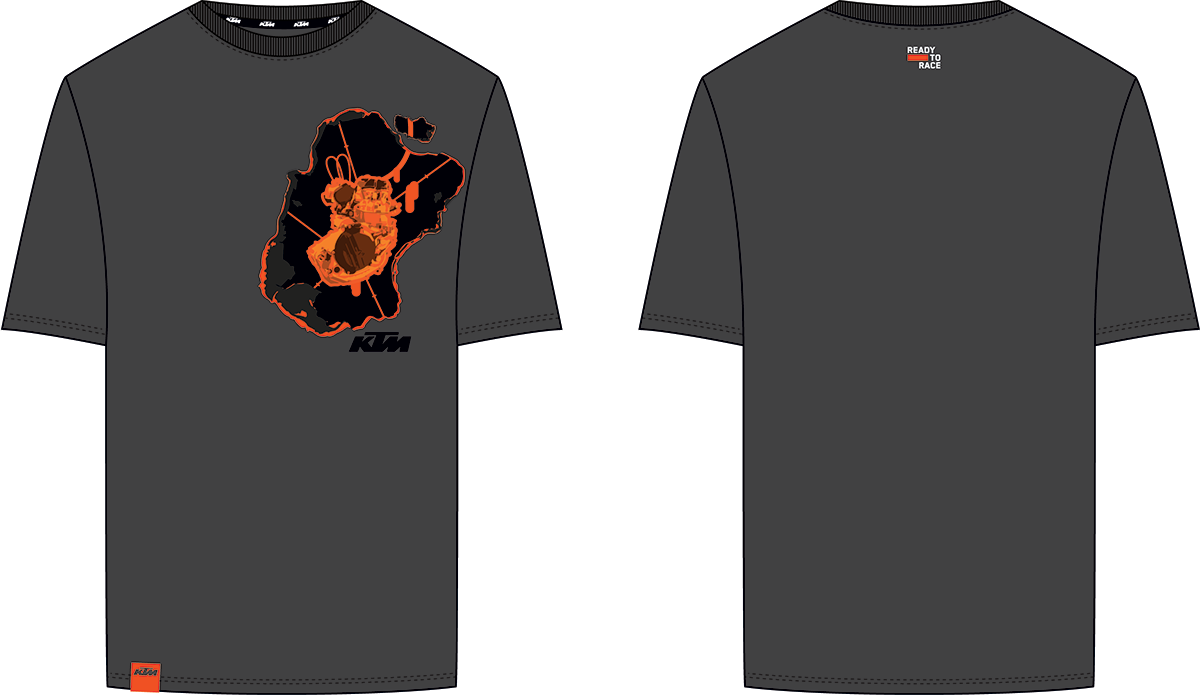 KTM ORANGE FLUIDS TEE - Image 1