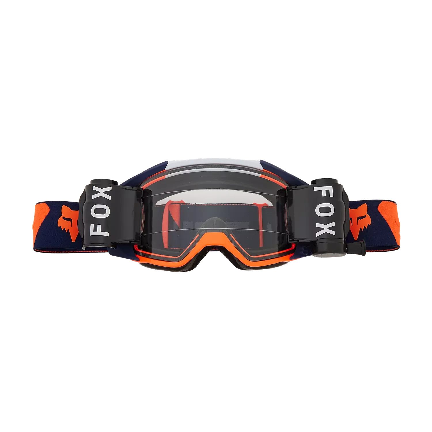 Fox Racing Vue Roll Off Goggle - Albastru Inchis/Portocaliu