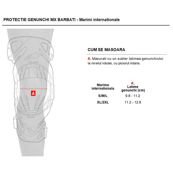 Protectii genunchi Alpinestars SEQUENCE Negru/Rosu 2XL - Image 3