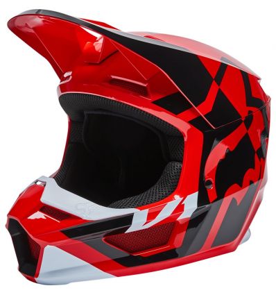 FOX V1 LUX HELMET, ECE [FLO RED] - Image 5