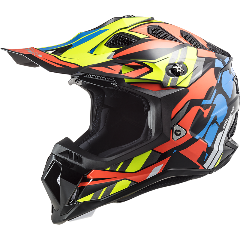 LS2 MX700 SUBVERTER RASCAL GL.BLACK FL.ORANGE - Image 1
