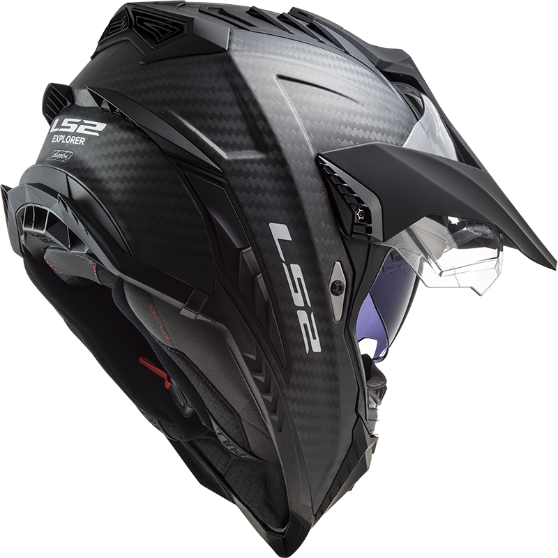 LS2 MX701 EXPLORER C SOLID MATT CARBON - Image 11