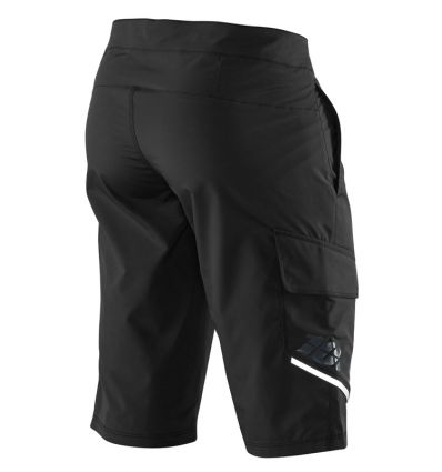 100% RIDECAMP SHORTS BLACK - Image 2