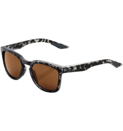 100% HUDSON - Matte Black Havana - Bronze Lens