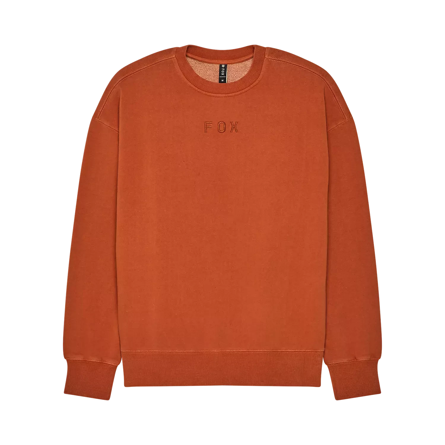 Fox Racing Wordmark Oversized Fleece Crew - Portocaliu