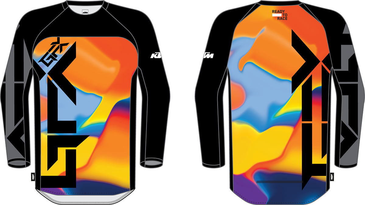 Ktm Gravity Fx Jersey Air - Negru/Portocaliu