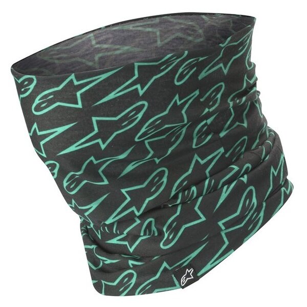 Protectie Gat Alpinestars Astars Neck Tube - Negru/Verde