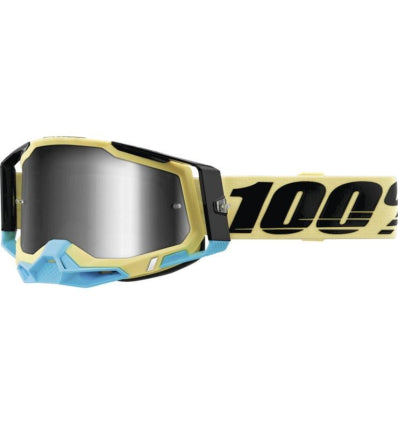 100% RACECRAFT 2 Goggle Airblast - Mirror Silver Lens - Image 1