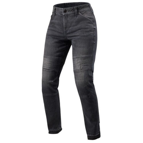 REV'IT! Moto 2 Slim Ladies Dark Black Stone L32 - Image 1
