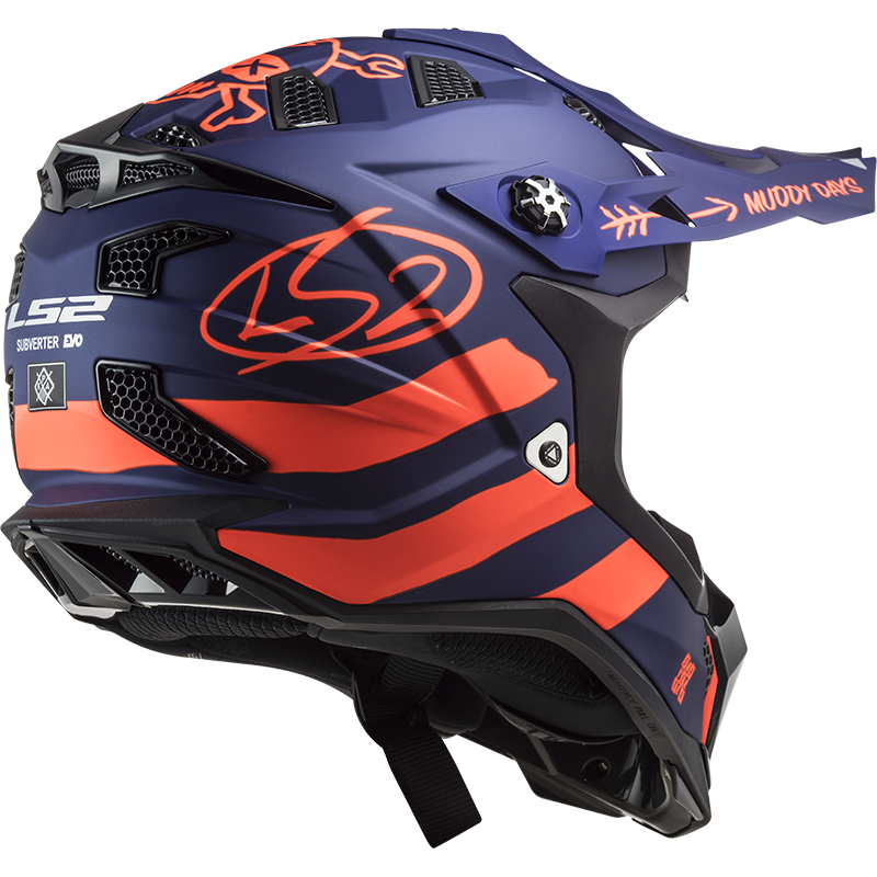 LS2 MX700 SUBVERTER CARGO MATT BLUE FLUO - Image 10