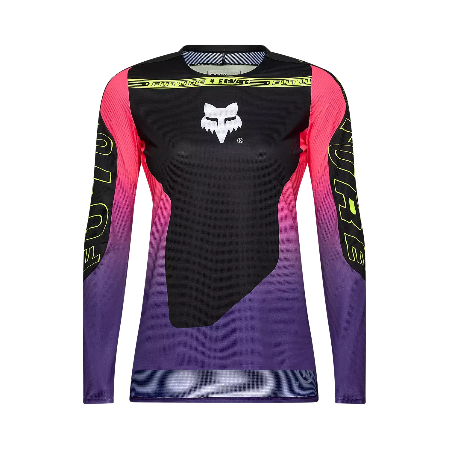 FOX Racing W FLEXAIR LS JERSEY ELEVATED [BLK] - Image 1