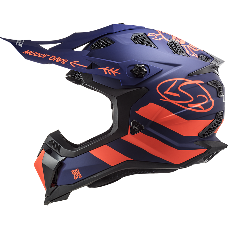 LS2 MX700 SUBVERTER CARGO MATT BLUE FLUO - Image 2