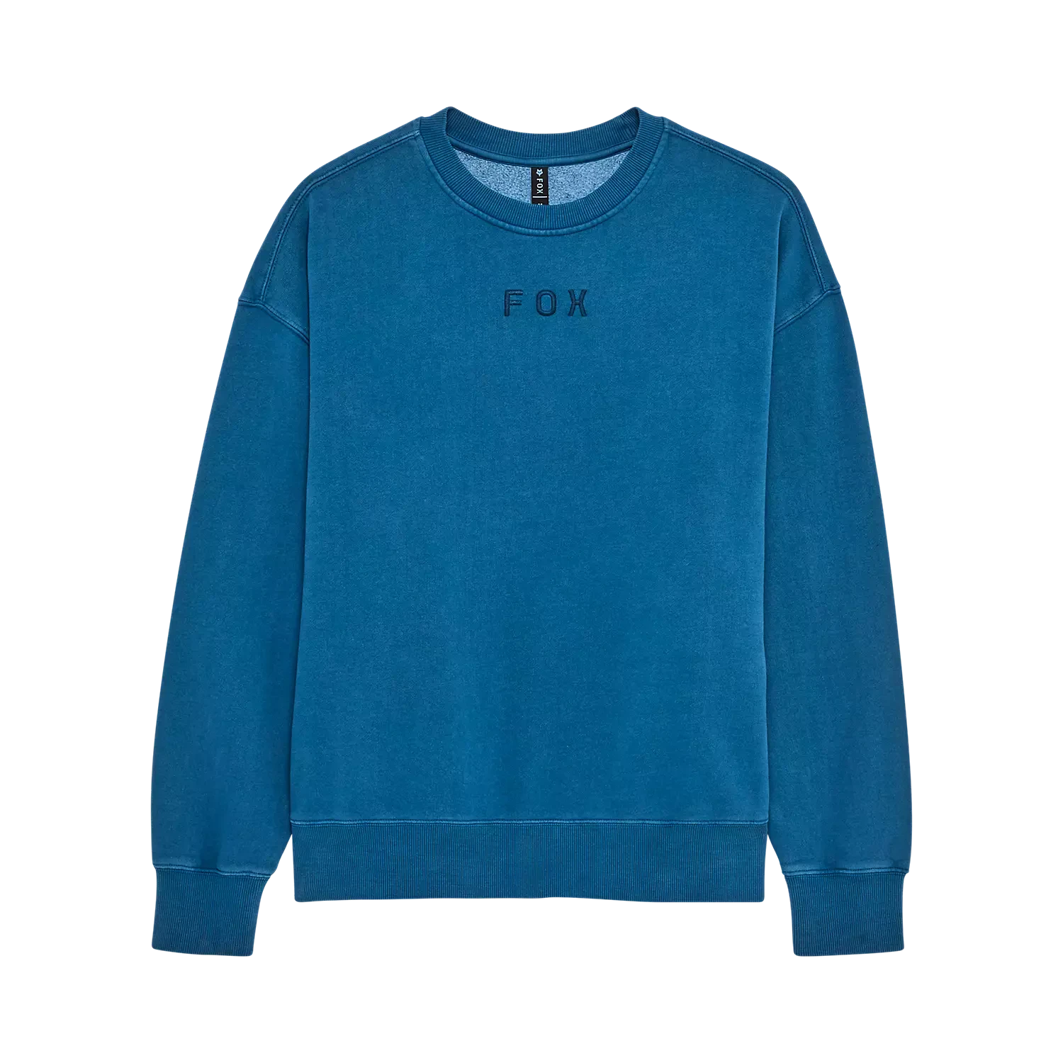 Fox Racing Wordmark Oversized Fleece Crew - Albastru