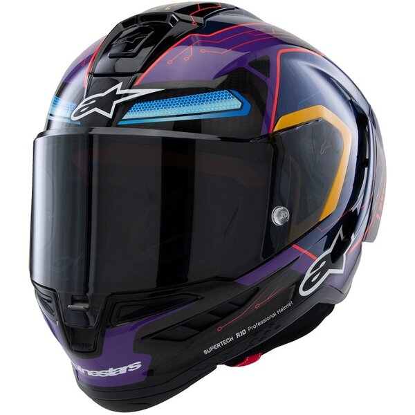 ALPINESTARS SUPERTECH R10 LE MARTINATOR R01 REPLICA Albastru/Mov/Rosu - Image 1