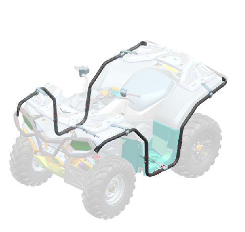 Bare protectie laterale CFORCE 400/450 500/520 S