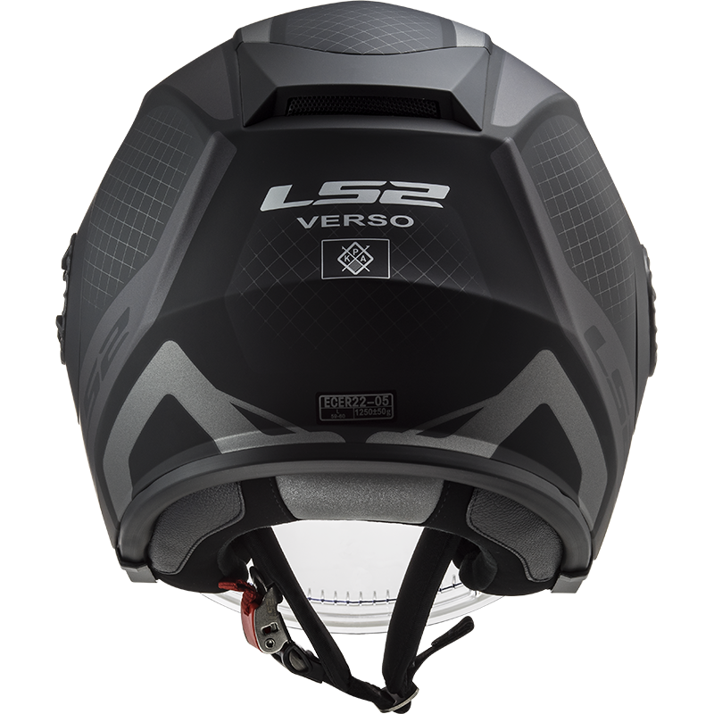 LS2 OF570 VERSO MARKER MATT BLACK TITANIUM - Image 7