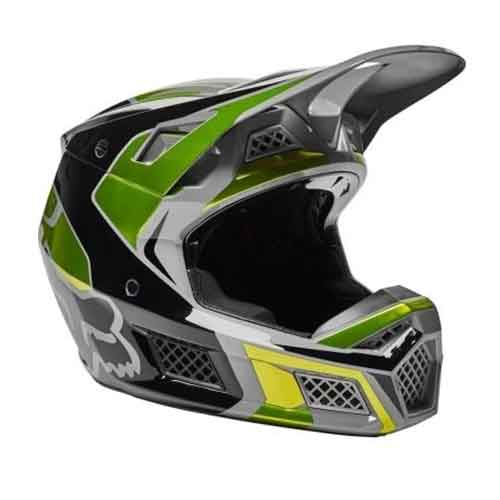 FOX V3 RS MIRER HELMET, ECE [FLO YLW] - Image 1