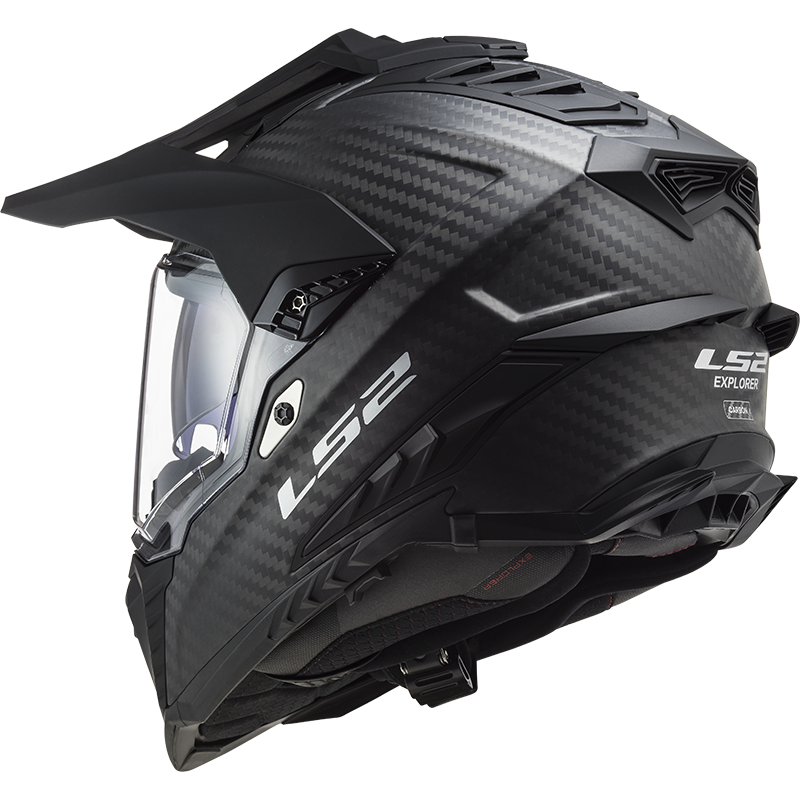 LS2 MX701 EXPLORER C SOLID MATT CARBON - Image 13
