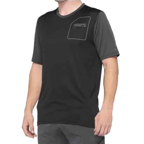 100% RIDECAMP Jersey Charcoal/Black - Image 1