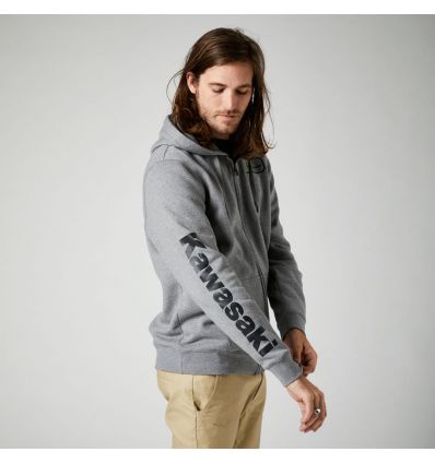 FOX KAWI ZIP FLEECE [HTR GRAPH]