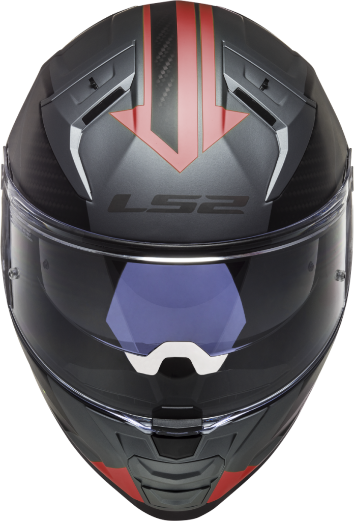 LS2 FF811 VECTOR II SPLITTER MATT TITANIUM RED-06 - Image 5