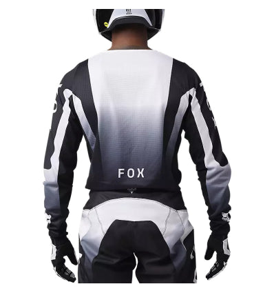 FOX 180 LEAN JERSEY - EXTD SIZES [BLK/WHT] - Image 3