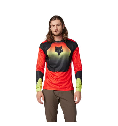 Fox Ranger Ls Jersey Revise - Rosu/Galben
