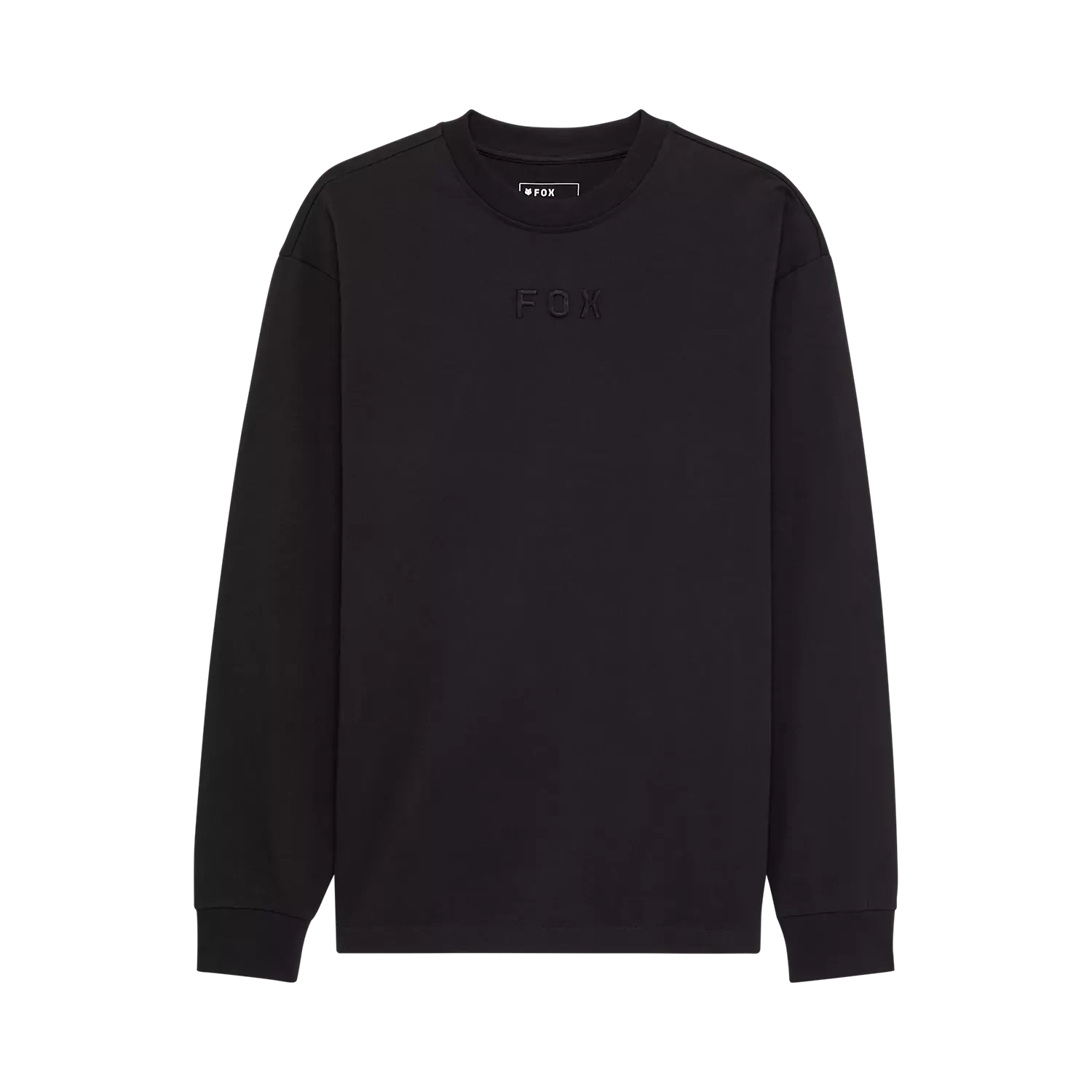 FOX Racing WORDMARK OVERSIZED LS TEE [BLK] - Image 1