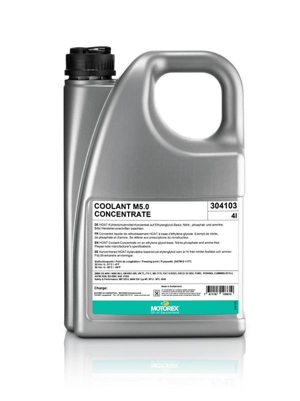 Motorex MOTOREX - Antigel M5.0 - 4L