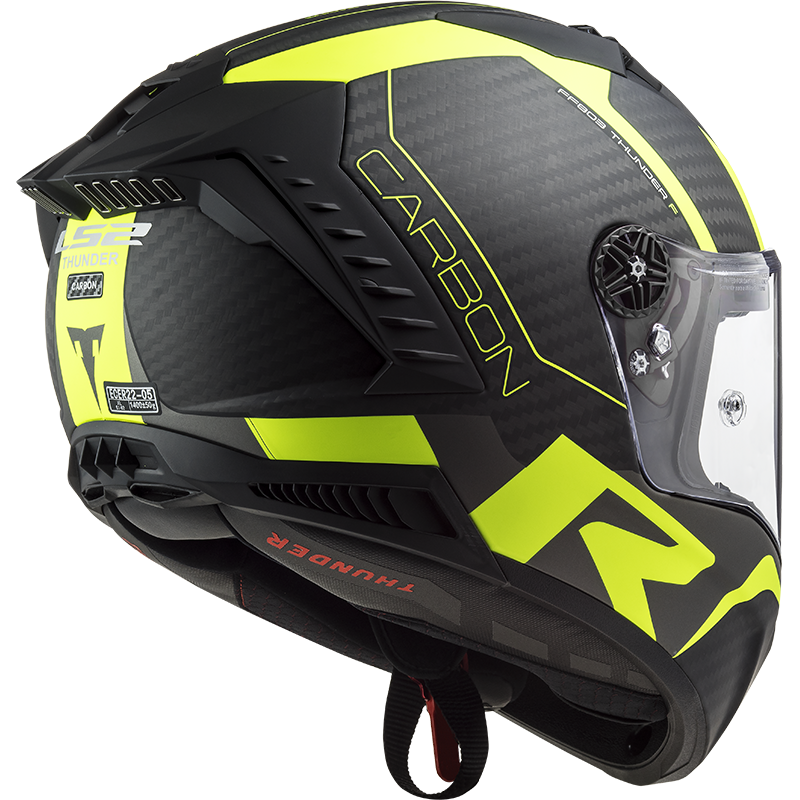 LS2 FF805 THUNDER C RACING1 MATT H-V YELLOW - Image 8