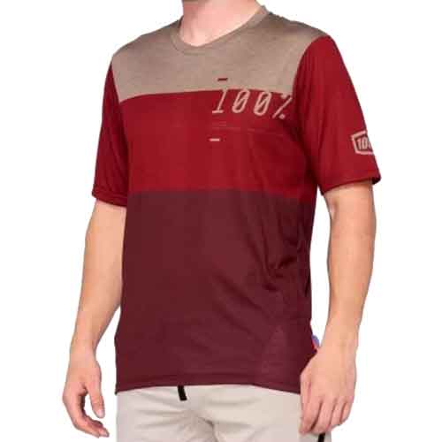 100% AIRMATIC Jersey Brick/Dark Red - Image 1