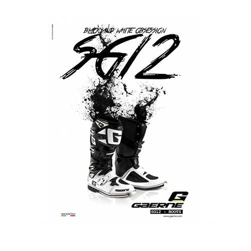 Gaerne Boots Gaerne Sg 12 - Negru/Alb